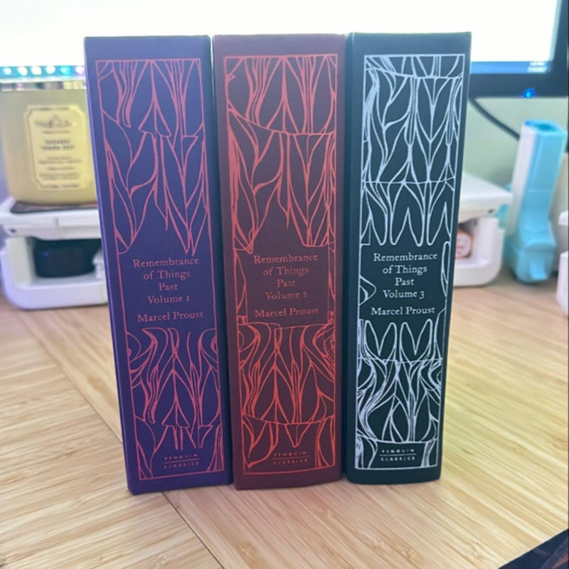 Remembrance of Things Past Volume 1-3. Penguin clothbound
