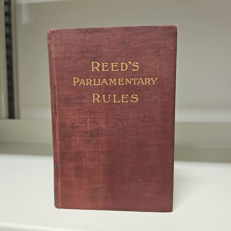 Reed's Parliamentary Rules (PB023)