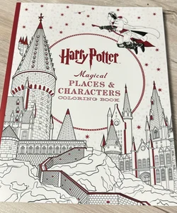 Harry Potter Magical Places and Characters Coloring Book