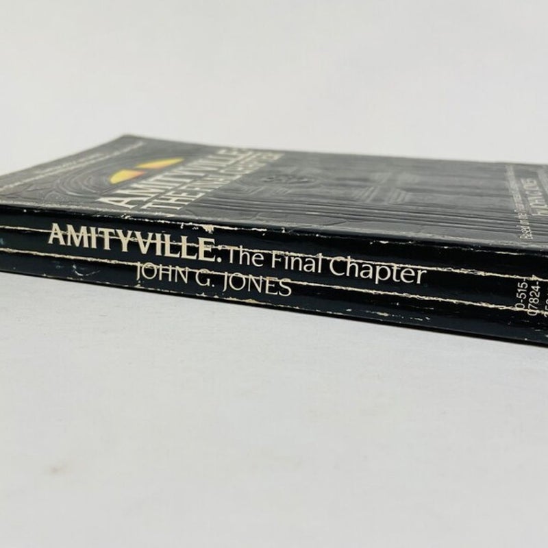 Amityville: The Final Chapter by John G. Jones 1985 Paperback & Bookmark Set