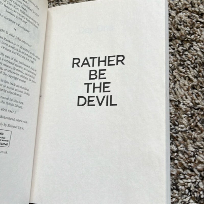 Rather Be the Devil (UK edition)