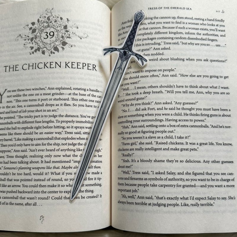 Handmade sword bookmark. 🗡️