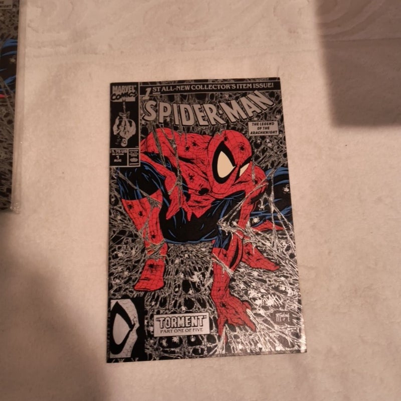 SPIDERMAN COMIC Torment Collector's item SILVER EDITION 