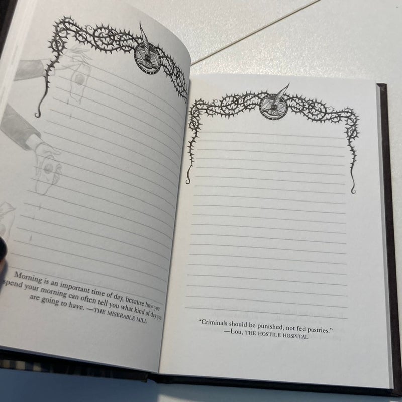 A Series of Unfortunate Events: the Blank Book