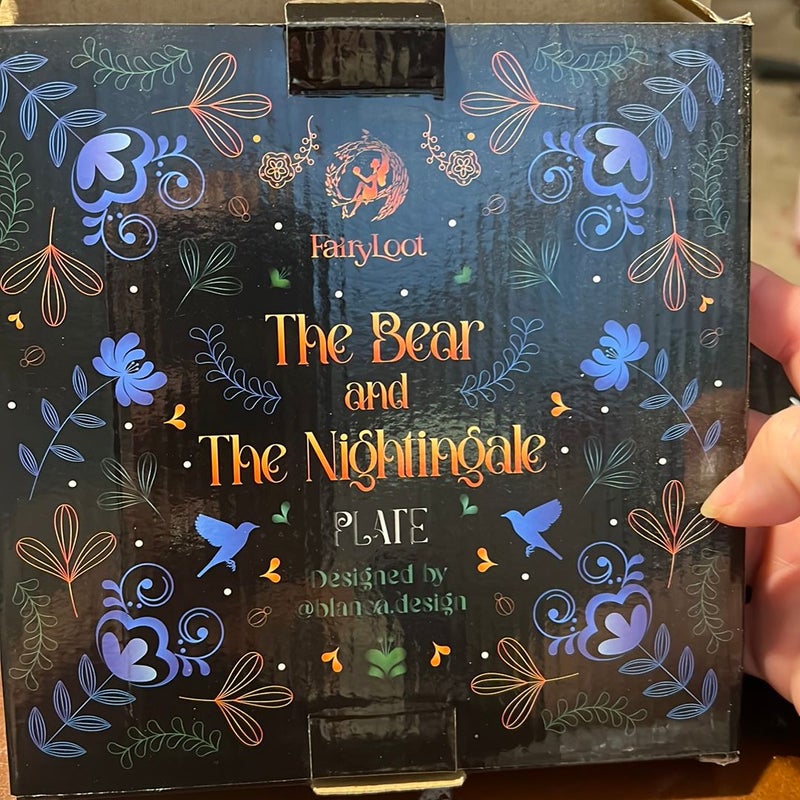 Bear and The Nightingale plate