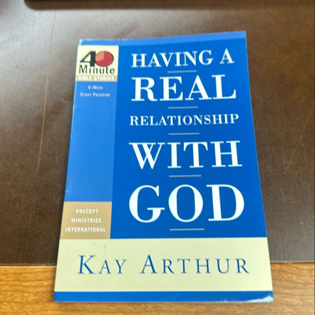 Having a Real Relationship with God