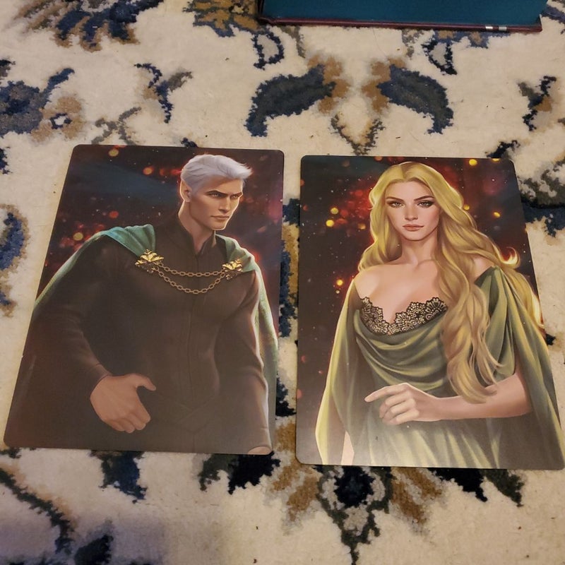 Throne of Glass, ACOTAR, & Crescent City calendar/art cards