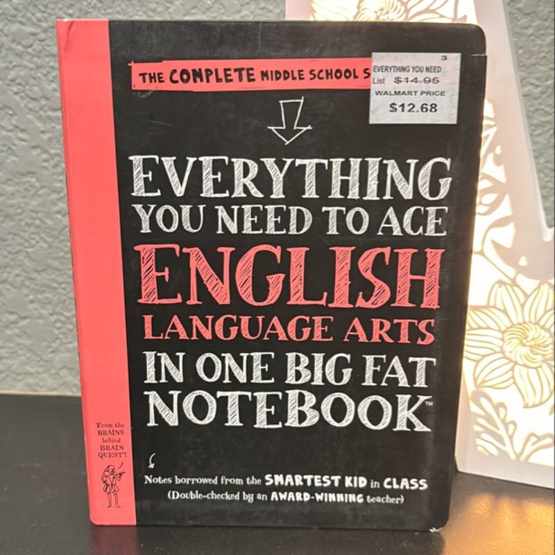 Everything You Need to Ace English Language Arts in One Big Fat Notebook