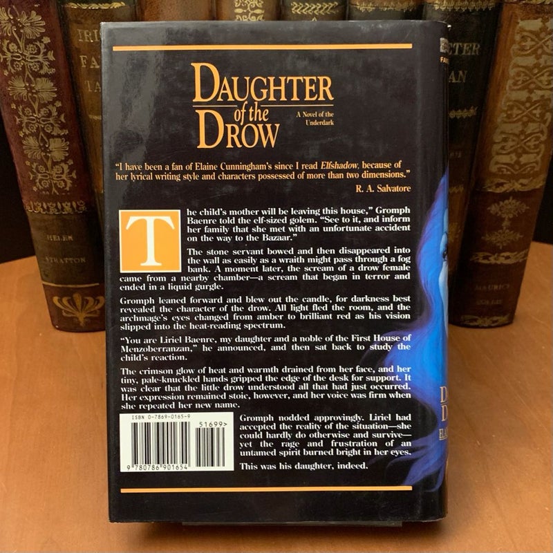 Daughter of the Drow, Starlight & Shadows 1, First Edition First Printing