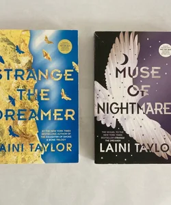 Strange the Dreamer & SIGNED Muse of Nightmares US Advanced Reader Copies (ARCs)