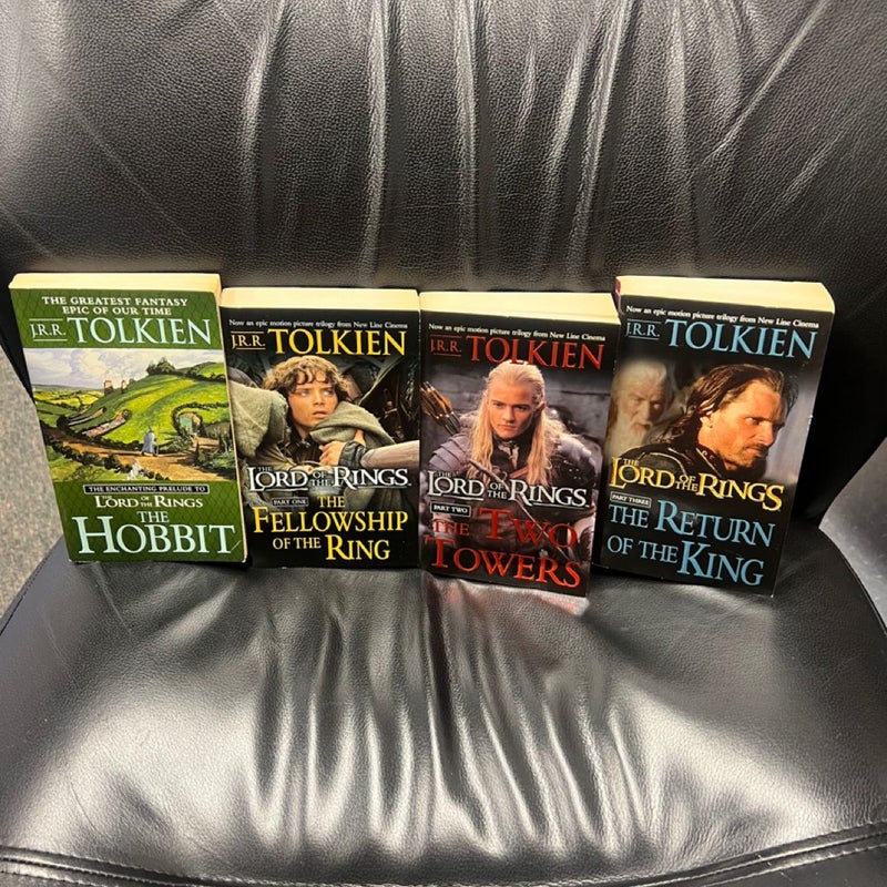 Lord of the Ring Series #1-3 and The Hobbit