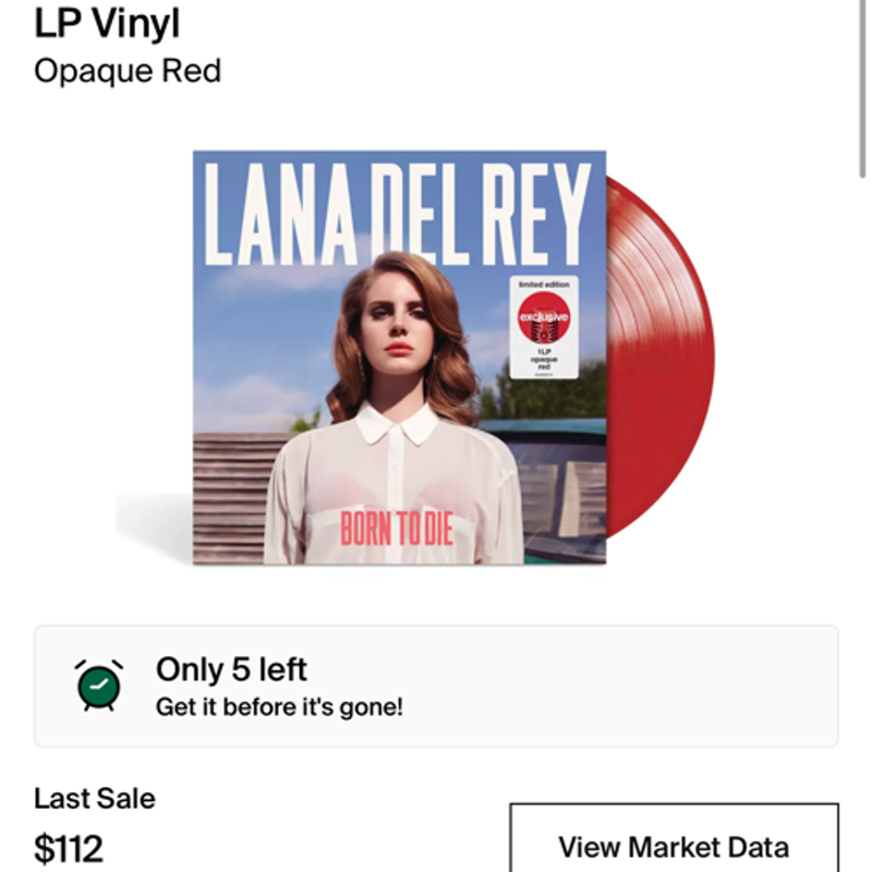 Born 2024 to die vinyl target exclusive