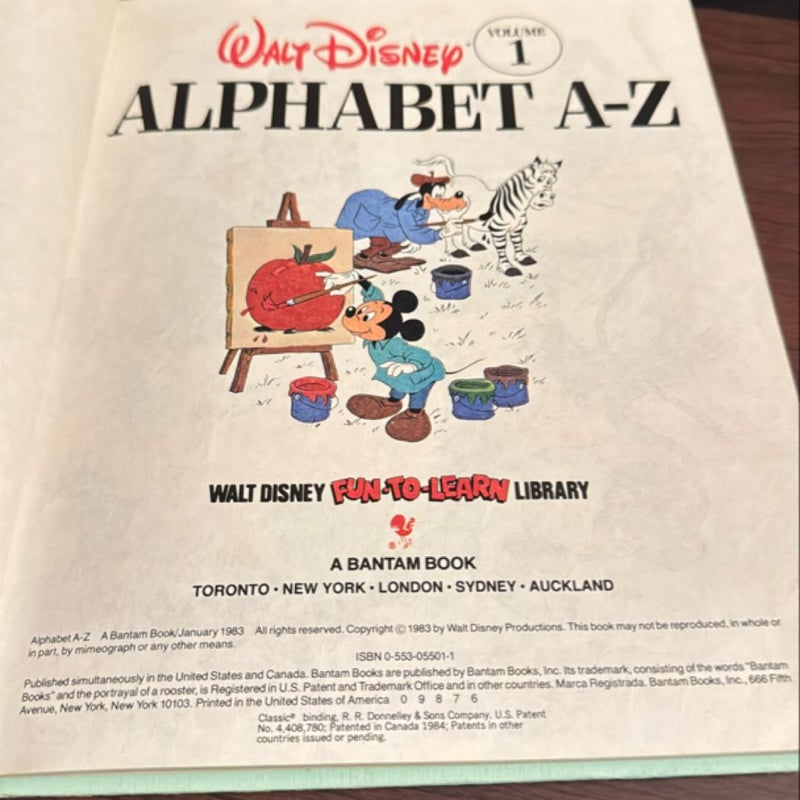 Disney’s Alphabet A-Z