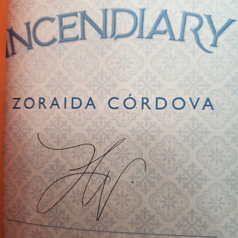 Owlcrate Signed Edition - Incendiary by Zoraida Cordova