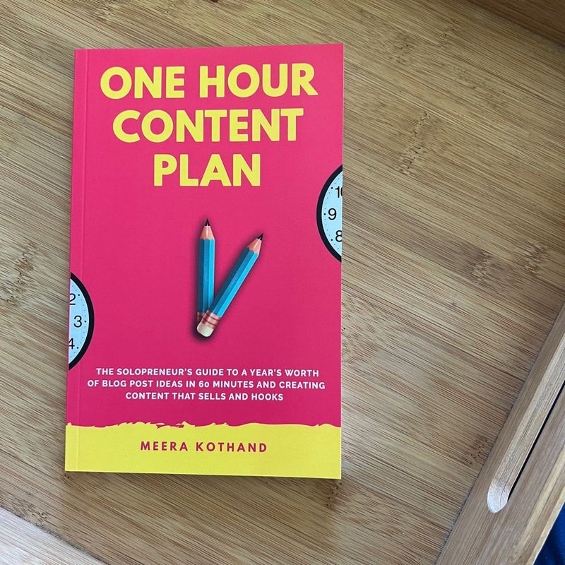 The One Hour Content Plan