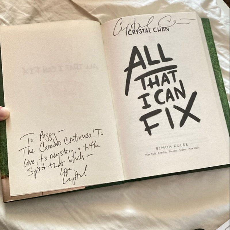 All That I Can Fix (SIGNED)