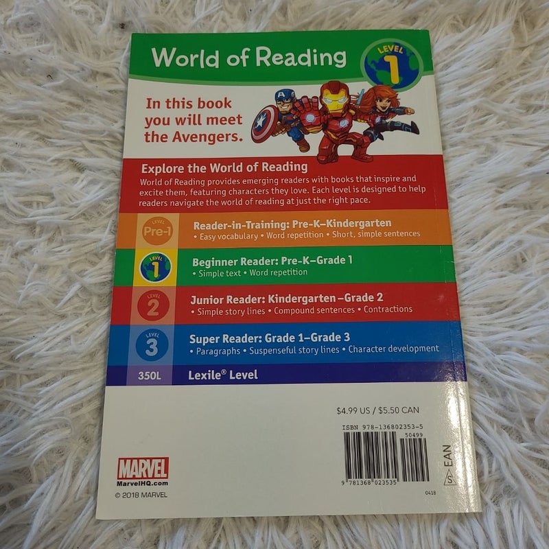 World of Reading Marvel Super Hero Adventures: These Are the Avengers (Level 1)