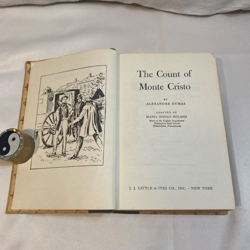 The Count of Monte Cristo & The House of Seven Gables Library Edition 1945 HC
