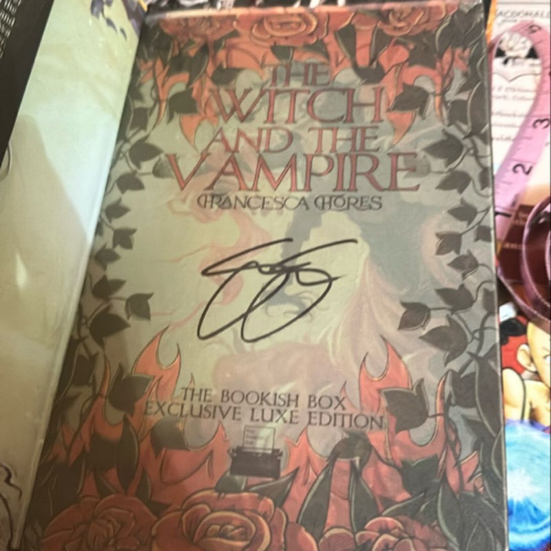 The Witch and the Vampire Bookish Box exclusive 