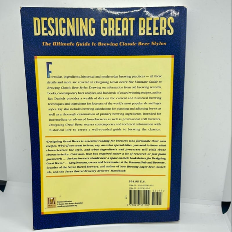 Designing Great Beers