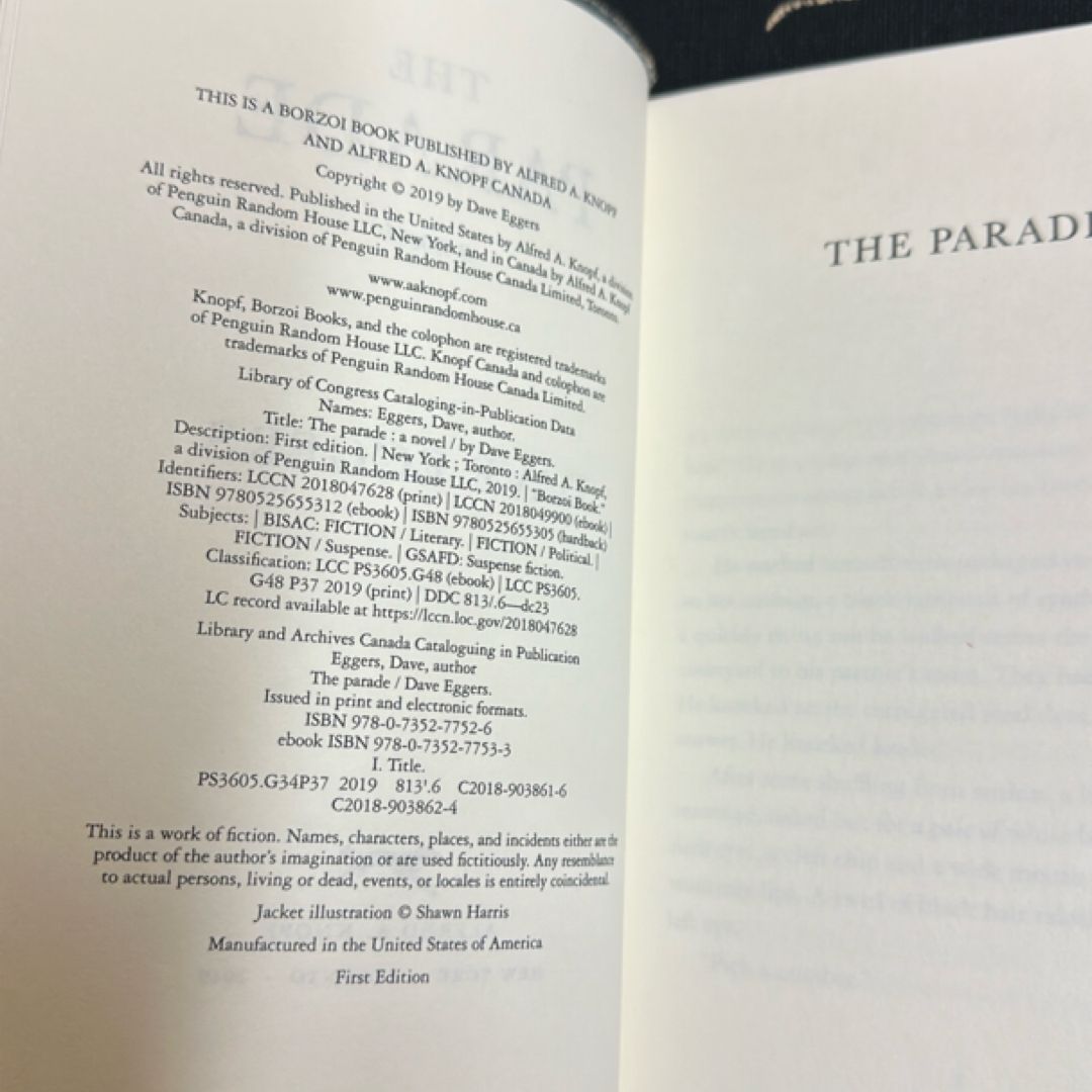 The Parade (First Edition) by Dave Eggers, Hardcover | Pangobooks