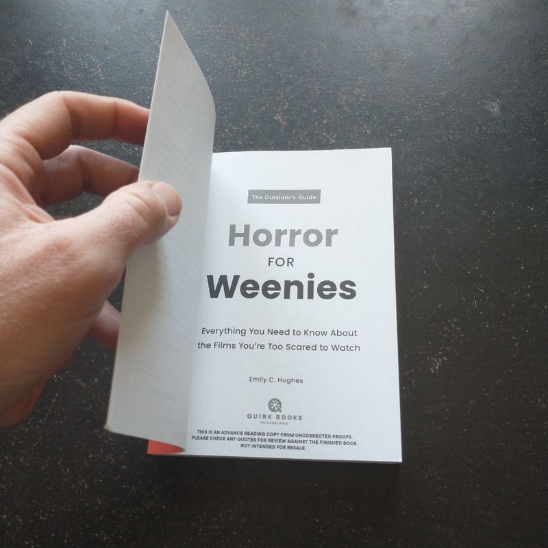 Horror for Weenies