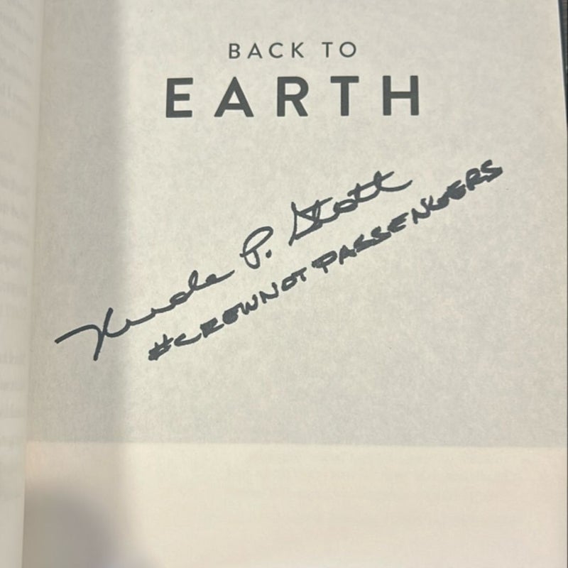 Back to Earth (signed copy)