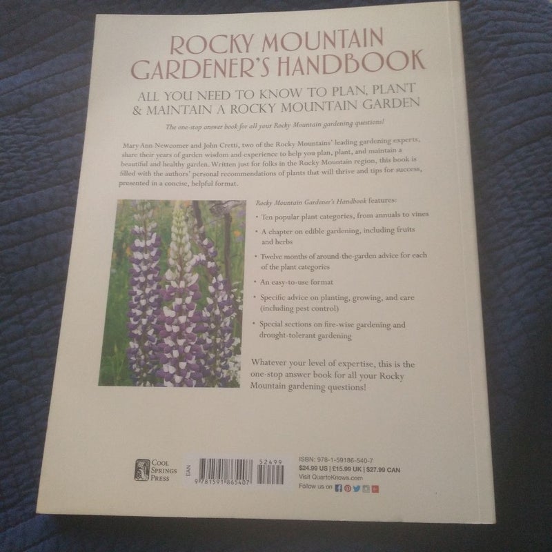 Rocky Mountain Gardener's Handbook