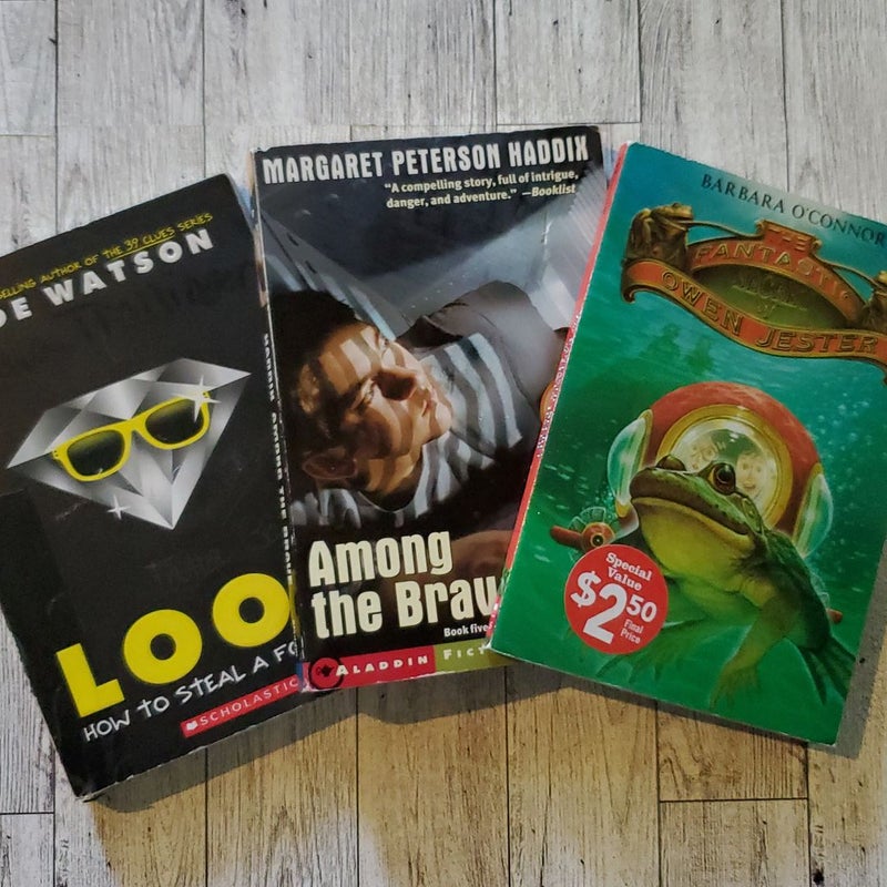 Juvenile Fiction Three Book Bundle