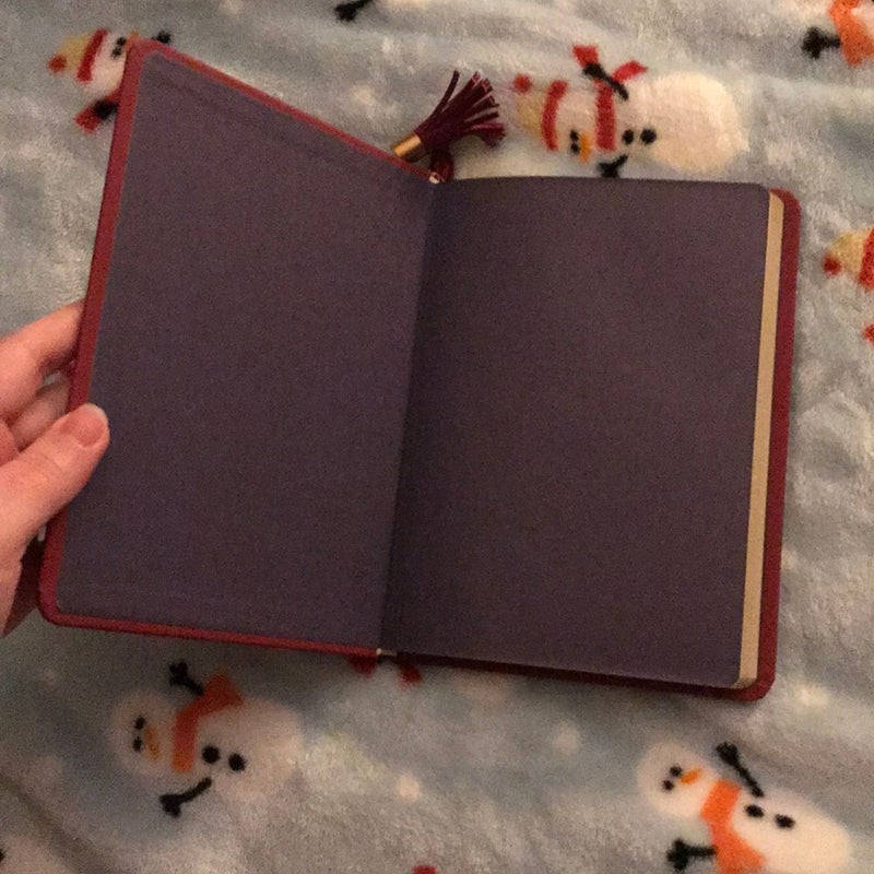 “K” initial lined journal