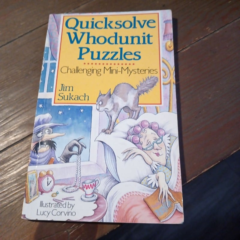 Quicksolve Whodunit Puzzles