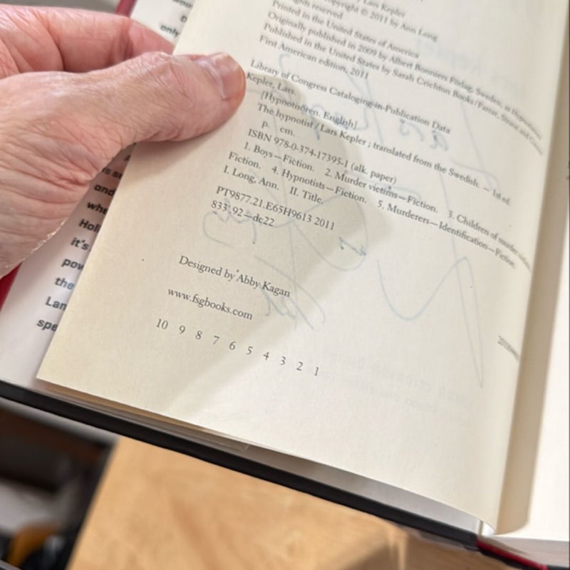 The Hypnotist SIGNED