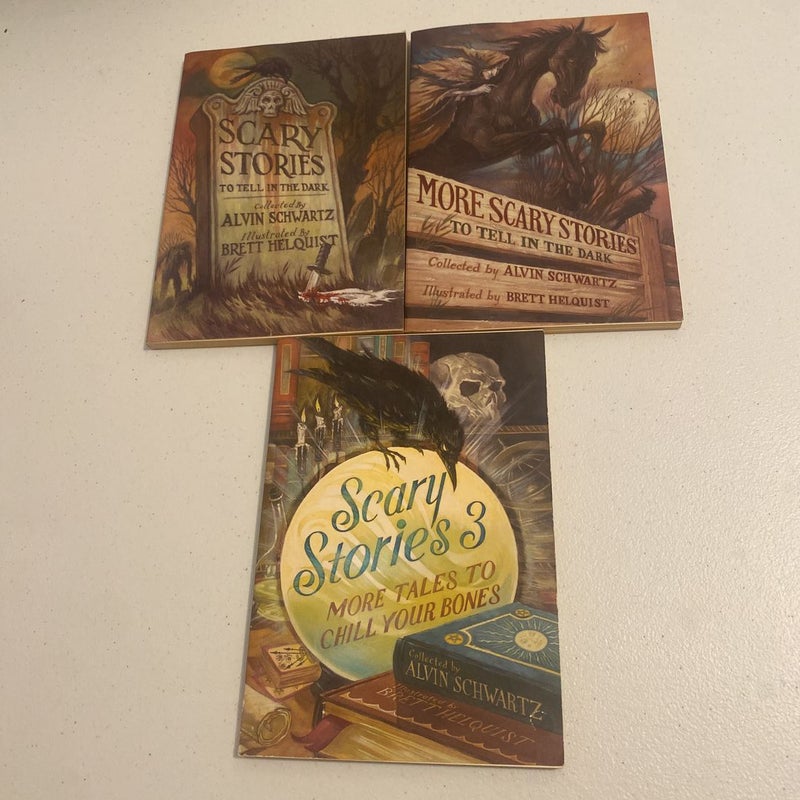 Scary Stories To Tell In The Dark, More Scary Stories To Tell In The Dark, Scary Stories 3 More Tales To Chill Your Bones