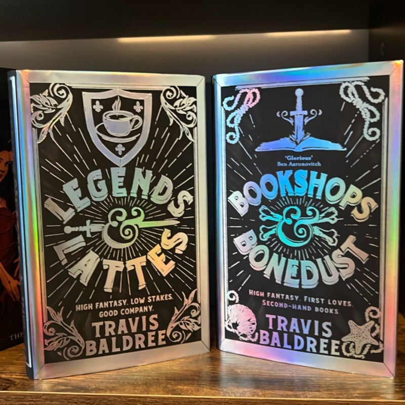Bookshops and Bonedust + Legends and Lattes SIGNED