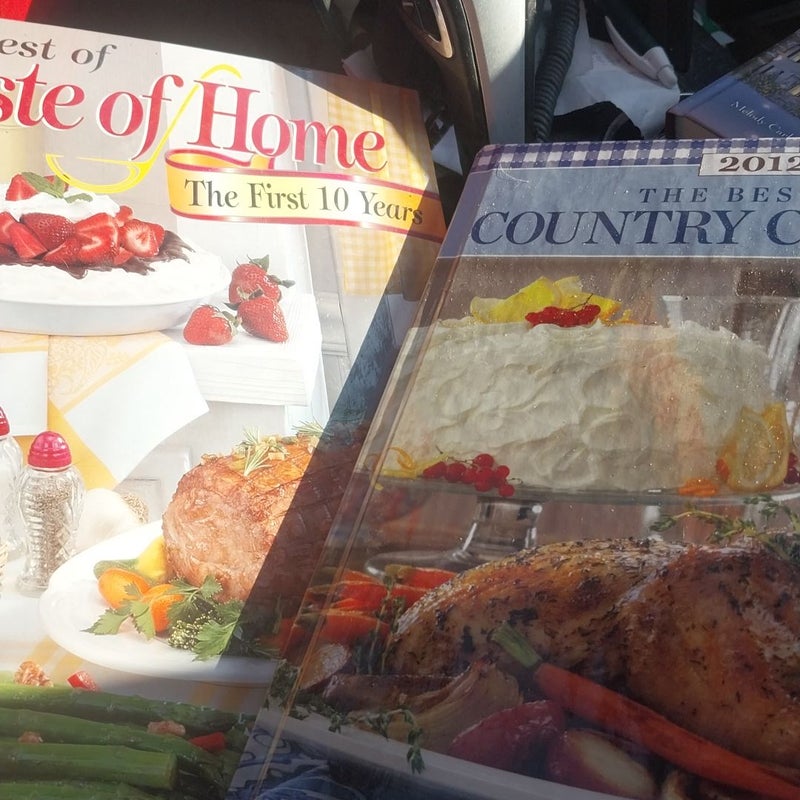 The Best of Country Cooking 2012.and.First ten years Taste of homes