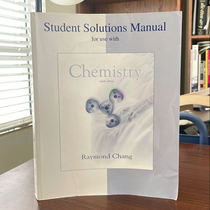 Chemistry SOLUTIONS MANUAL