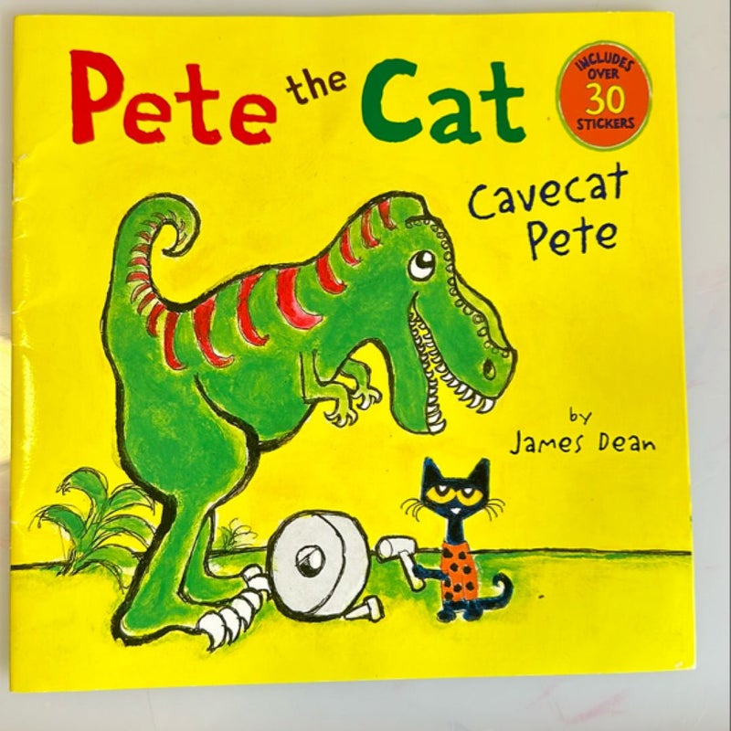 Book Bundle: Pete the Cat: Robo-Pete & Pete the Cat: Cavecat Pete