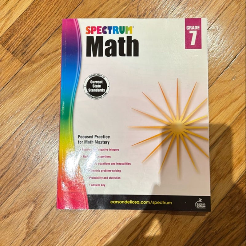 Spectrum Math, Grade 7