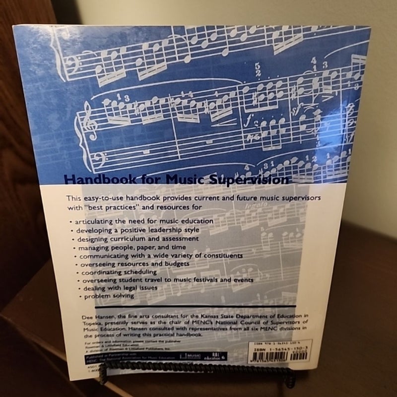 Handbook for Music Supervision