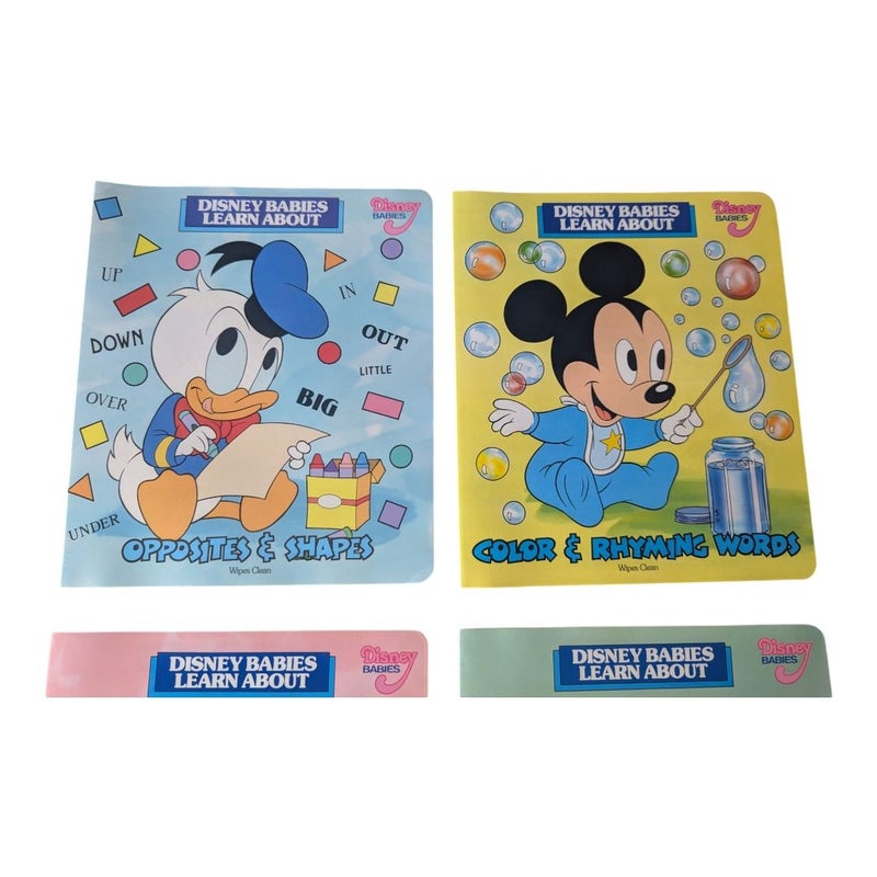 Disney Babies Learn About Set of 4 Books 