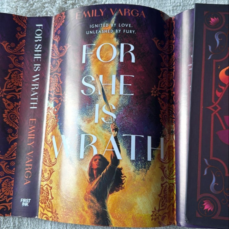 For She Is Wrath fairyloot signed edition 