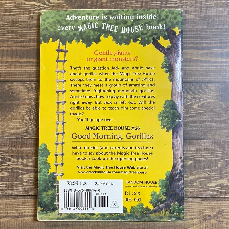 Good Morning, Gorillas (Magic Tree House #26)