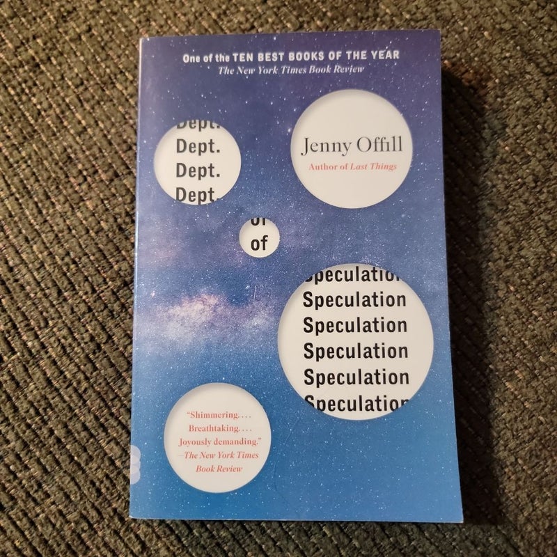 Dept. of Speculation