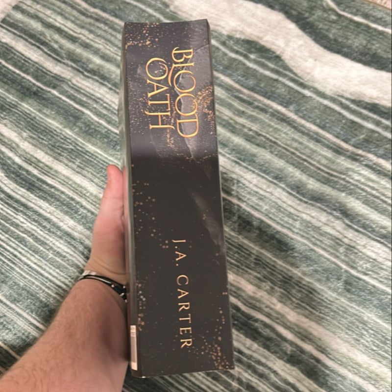 signed Blood Oath omnibus