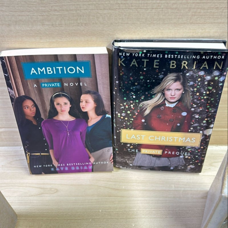 Last Christmas & Ambition Hardcover/Paperback Bundle