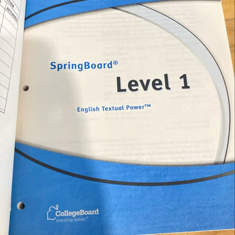 Spring board English textual level 1