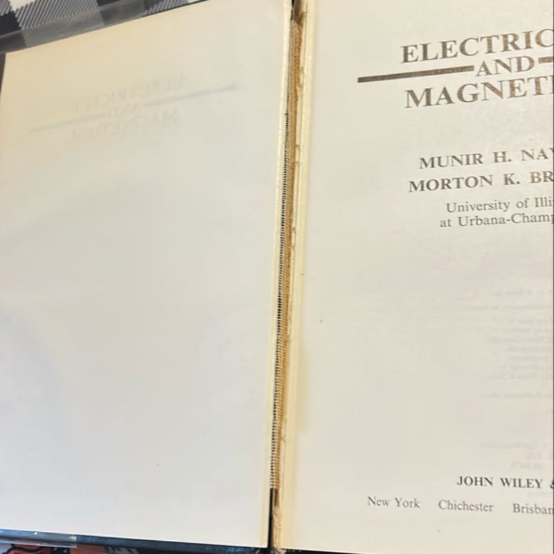 Electricity and Magnetism