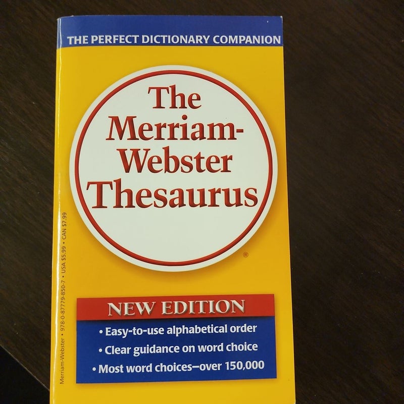 The Merriam-Webster Thesaurus
