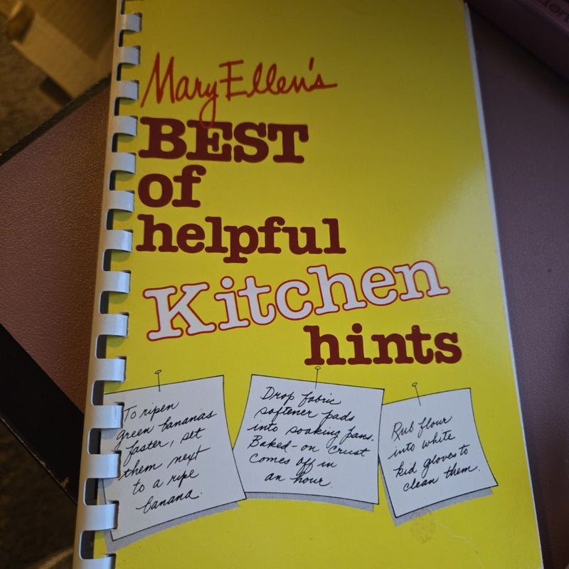 Mary Ellen's best of helpful  kitchen hints