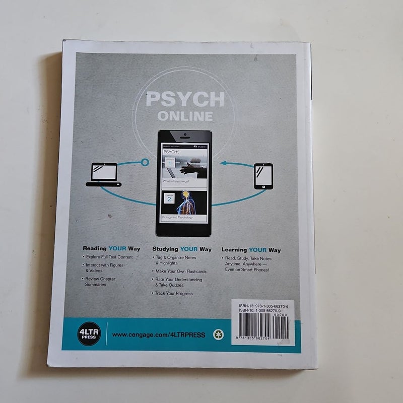 PSYCH 5, Introductory Psychology, 5th Edition